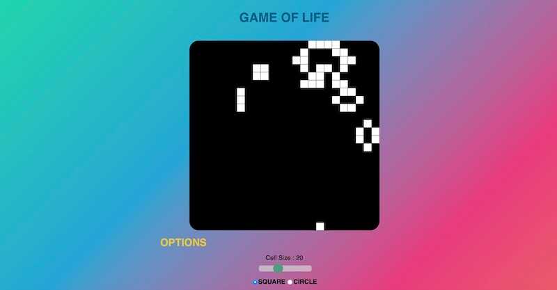 Game of Life : Customizable grid