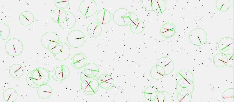 Evolutionary Steering Behaviour with Agario