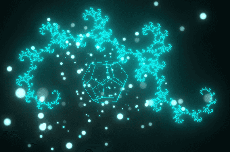 Glowing Golden Ratio Dragon Curve